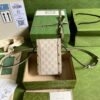 Replica Gucci Horsebit 1955 Canvas Phone Bag Messenger Shoulder Bag 625615