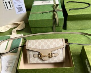 Replica Gucci Horsebit 1955 Mini Messenger Crossbody Bag 699296