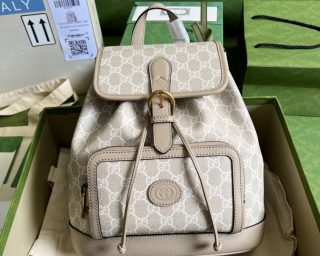 Replica Gucci Backpack With Interlocking G 674147