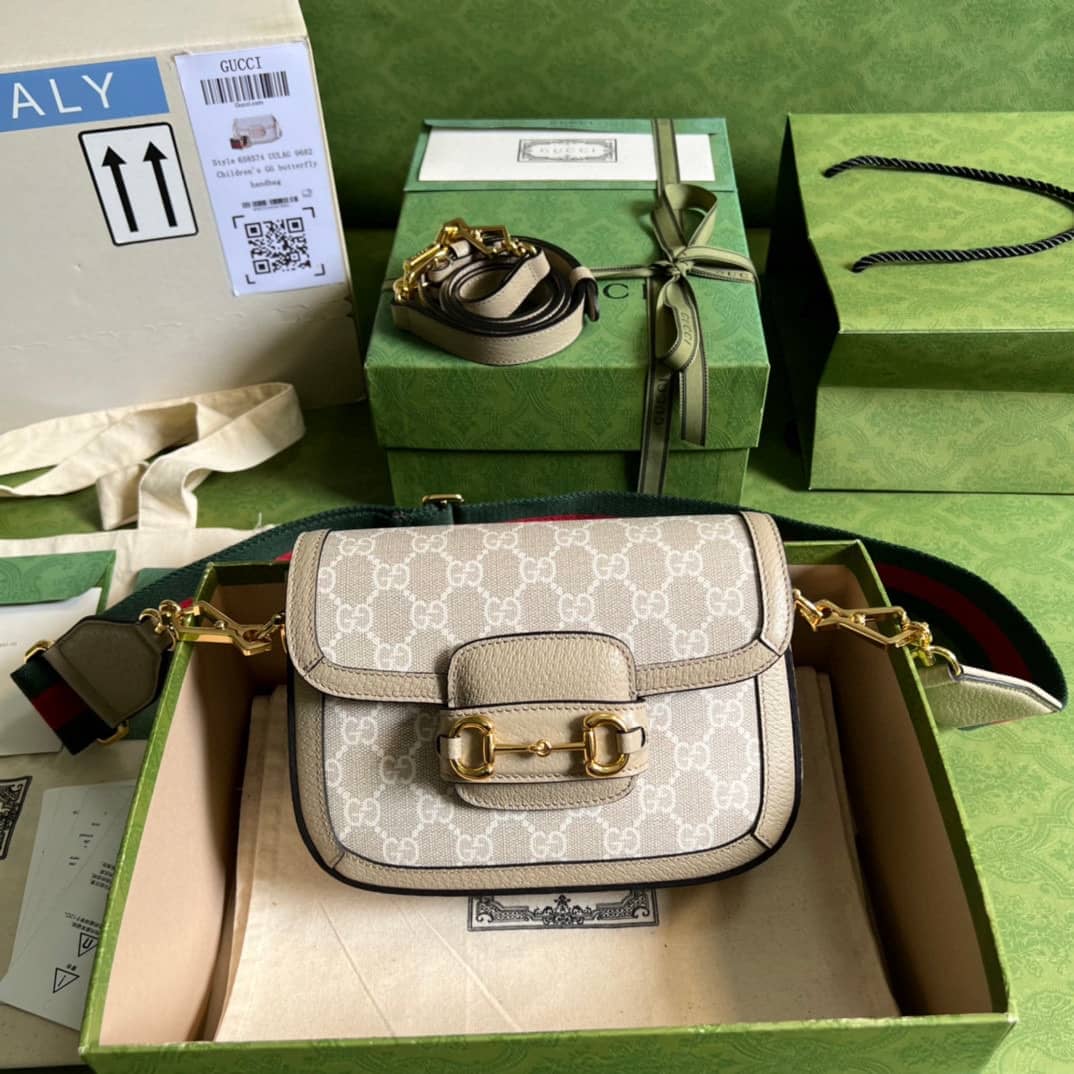 Replica Gucci Horsebit 1955 GG Mini Crossbody Bag 658574