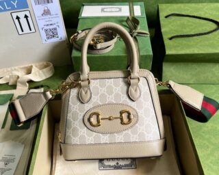 Replica Gucci Horsebit 1955 Mini Top Handle 2way Shoulder Bag 677212