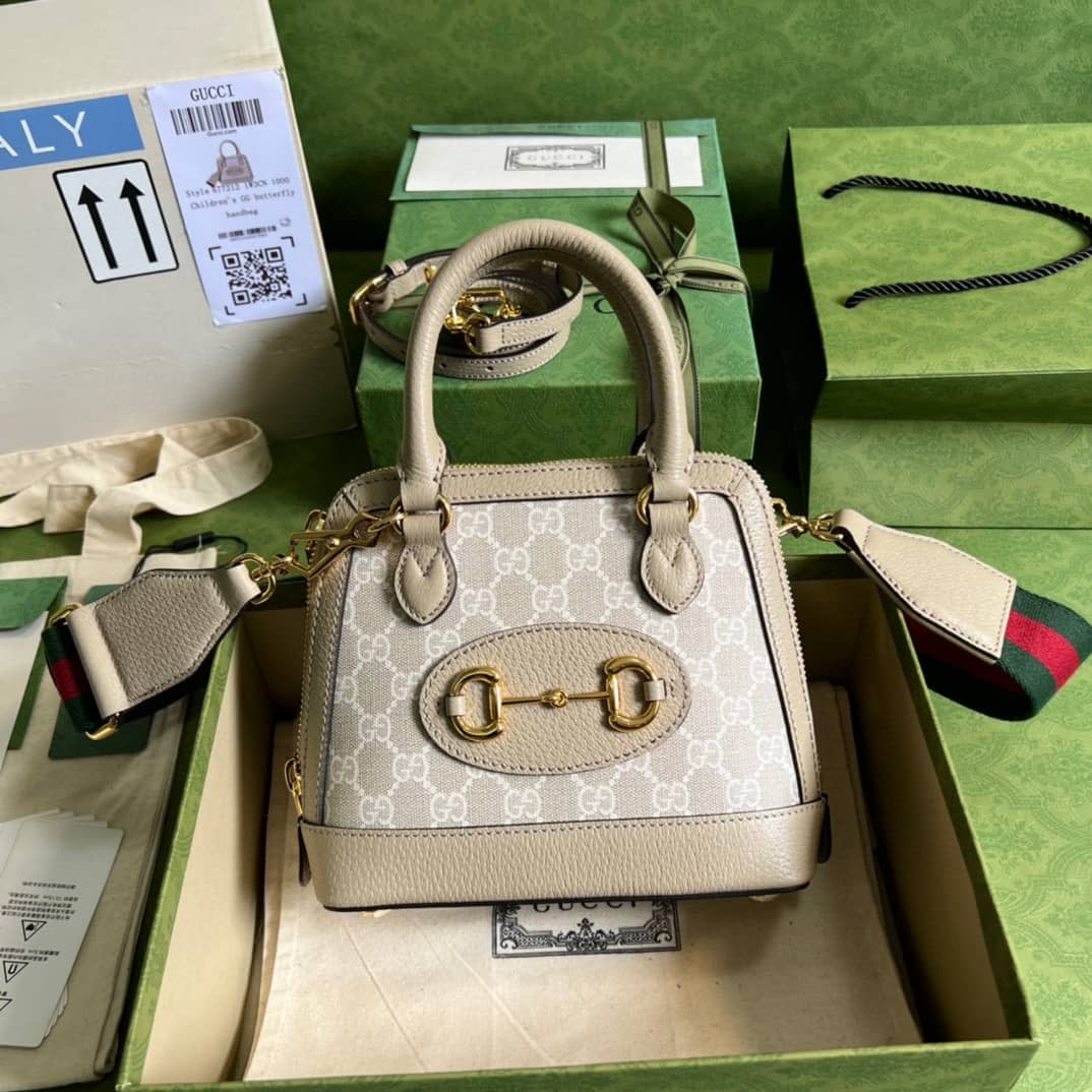 Replica Gucci Horsebit 1955 Mini Top Handle 2way Shoulder Bag 677212