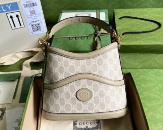 Replica Gucci Large Shoulder Bag With Interlocking G 696011