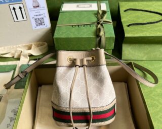 Replica Gucci Ophidia Mini GG Bucket Bag 550620