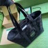 Replica Gucci Black Nylon Shopper Tote Bag 746037