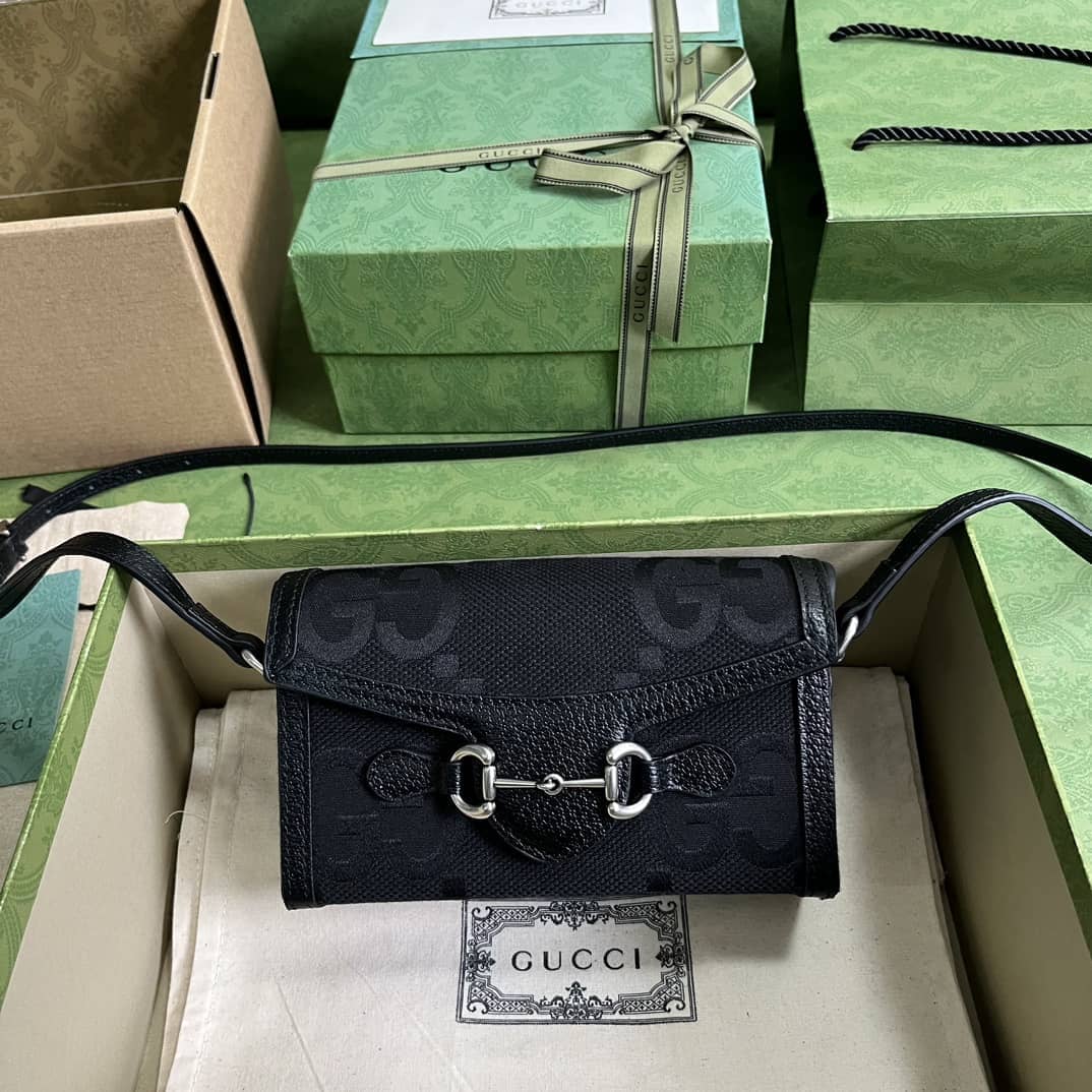 Replica Gucci Horsebit 1955 Mini Messenger Crossbody Bag 699296