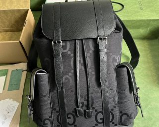 Replica Gucci Gg Black Backpack 678829