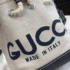 Replica Gucci Print Mini Canvas Bucket Bag 777166