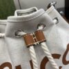 Replica Gucci Print Mini Canvas Bucket Bag 777166