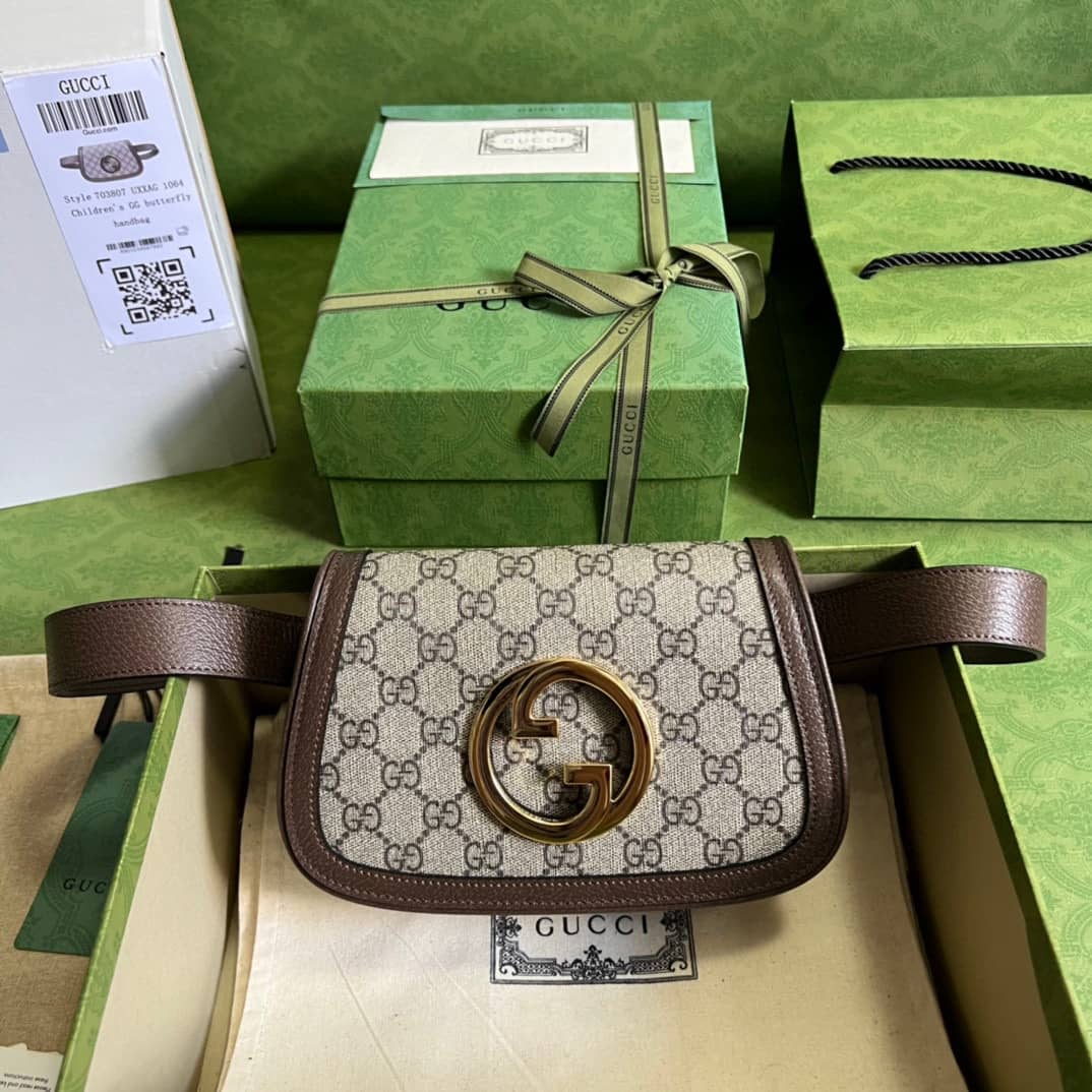 Replica Gucci Canvas Mini Blondie Belt Bag 703807