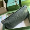 Replica Gucci Jumbo Gg Leather Pouch 739490