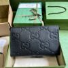 Replica Gucci Jumbo Gg Leather Pouch 739490