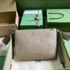 Replica Gucci GG Embossed Medium Messenger Bag 696009