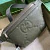 Replica Gucci GG Embossed Leather Belt Bag 658582