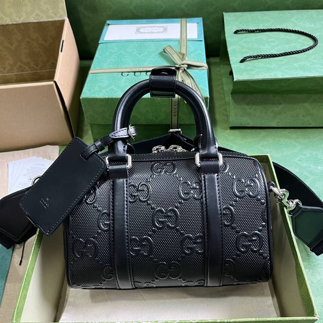 Replica Gucci GG Embossed Mini Duffle Bag 725292