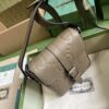 Replica Gucci Jumbo GG Leather Small Messenger Bag 760235