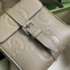 Replica Gucci Jumbo GG Leather Small Messenger Bag 760235