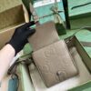 Replica Gucci Jumbo GG Leather Small Messenger Bag 760235