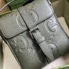 Replica Gucci Jumbo GG Leather Small Messenger Bag 760235