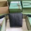 Replica Gucci Jumbo GG Leather Small Messenger Bag 760235