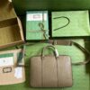 Replica Gucci Jumbo GG Leather Embossed Briefcase 658573