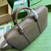 Replica Gucci Jumbo GG Leather Embossed Briefcase 658573