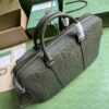 Replica Gucci Jumbo GG Leather Embossed Briefcase 658573