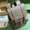 Replica Gucci Jumbo GG Embossed Leather Backpack 625770