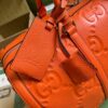 Replica Gucci GG Embossed Leather Duffle Bag 725282