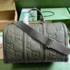 Replica Gucci GG Embossed Leather Duffle Bag 725282