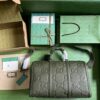 Replica Gucci GG Embossed Leather Duffle Bag 725282