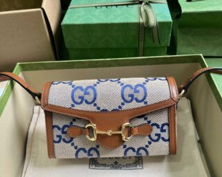 Replica Gucci Horsebit 1955 Mini Messenger Crossbody Bag 699296