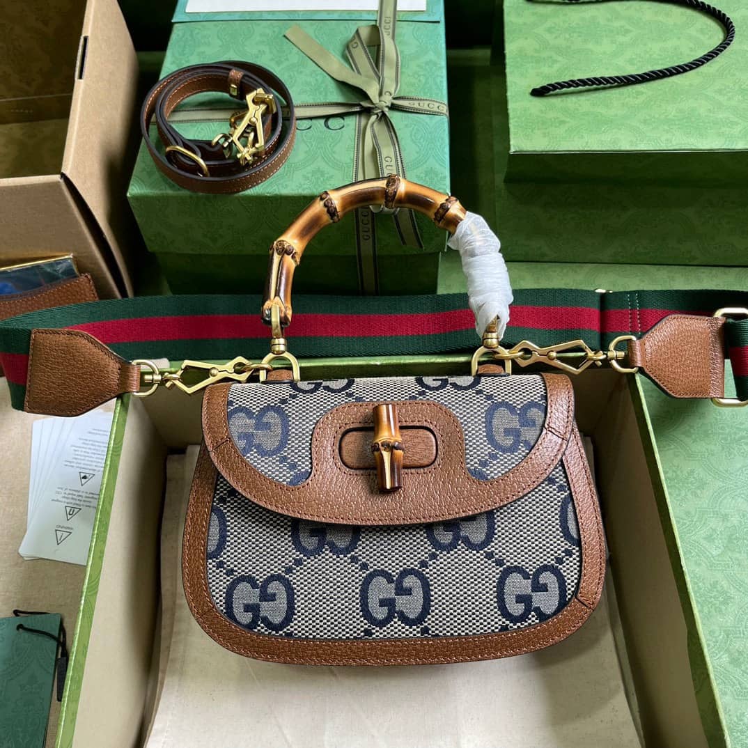 Replica Gucci Bamboo 1947 Small Top Handle Bag 675797