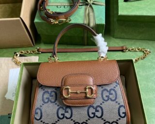 Replica Gucci Horsebit 1955 Top Handle Mini Bag 703848