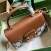 Replica Gucci Horsebit 1955 Medium Top Handle Chain Bag 702049