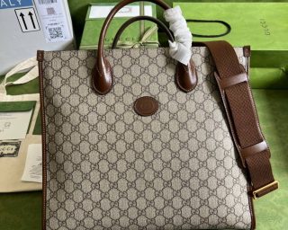 Replica Gucci Medium Tote Bag With Interlocking G 674148