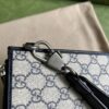 Replica Gucci Canvas Clutch Pouch With Interlocking G 672953