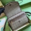 Replica Gucci Ophidia Leather-Trimmed Printed Coated-Canvas Shoulder Bag 724704