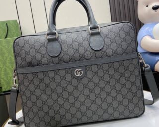 Replica Gucci Canvas Leather Logo Business & Briefcases 792116