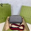 Replica Gucci Gg Supreme Camera Bag Black 574886