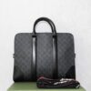 Replica Gucci Mens Canvas Briefcase Business Bag 474135