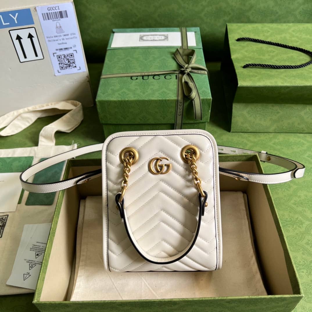 Replica Gucci Gg Marmont Matelasse Mini Bag 696123