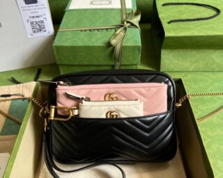 Replica Gucci Double G Multi Use Mini Chain Bag 699758