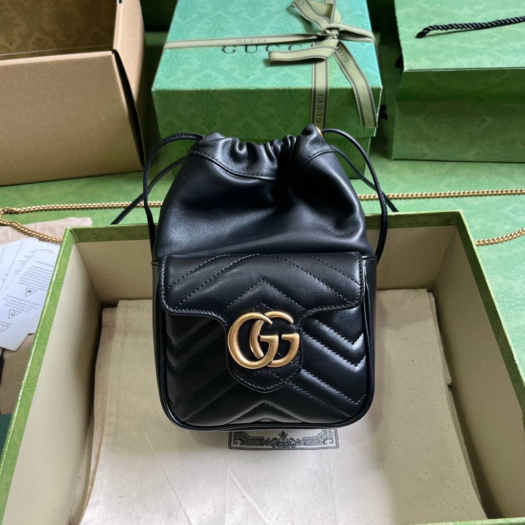 Replica Gucci GG Marmont Mini Bucket Bag 746433