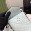 Replica Gucci Logo Embossed Top Handle Bag 772795