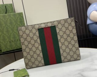 Replica Gucci Gg Web Pouch Clutch 475316