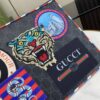 Replica Gucci GG Supreme Tiger Pouch Zip Top Clutch 496346