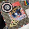 Replica Gucci Gg Supreme Patchwork Zip Pouch 473915