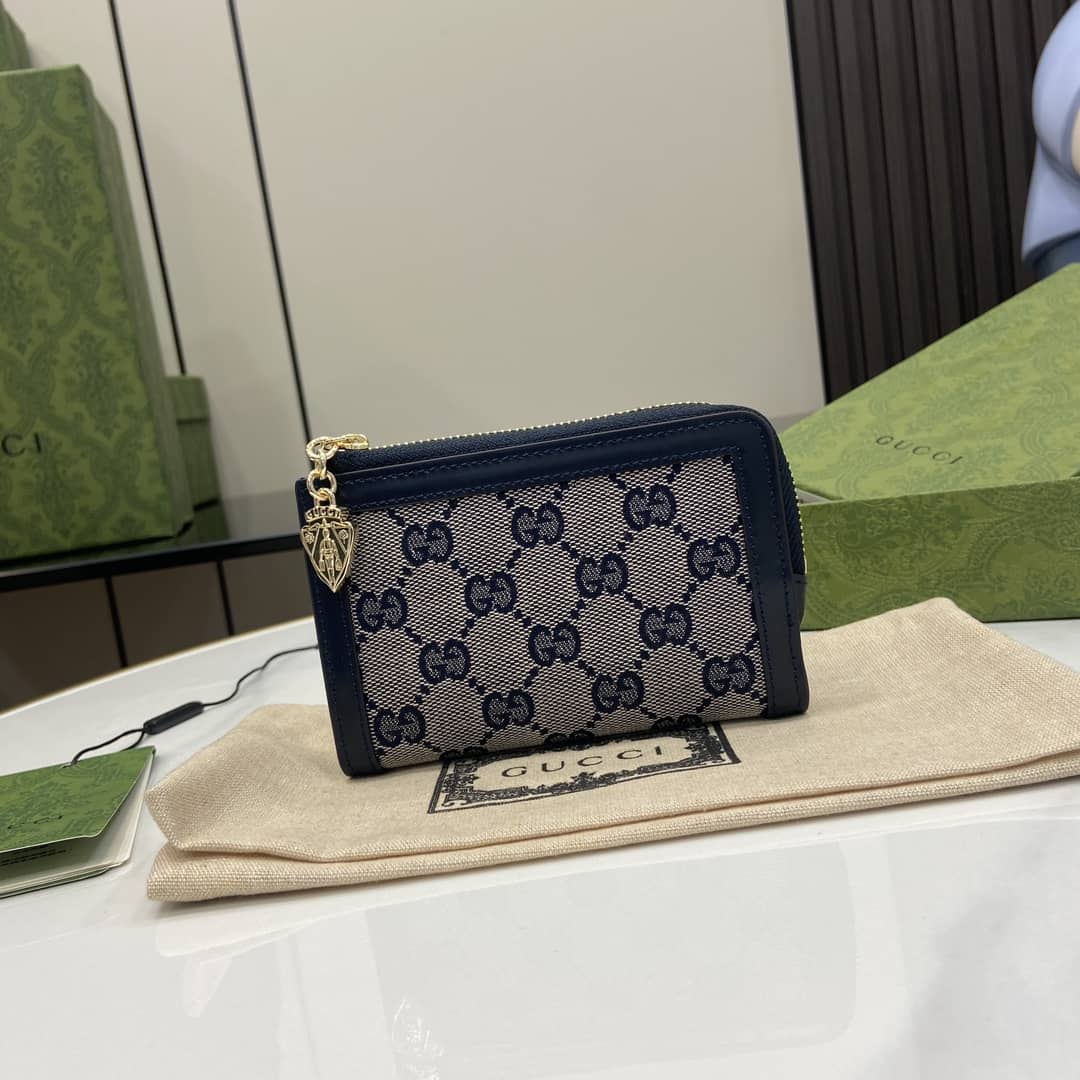 Replica Gucci Luce Mini Zip Wallet 790037