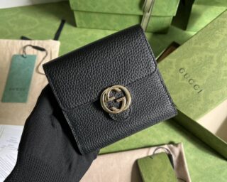 Replica Gucci Interlock Gg Bifold Leather Wallet 615525